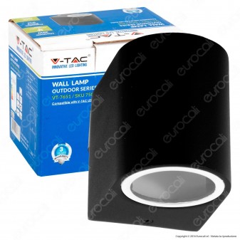 V-Tac VT-7651 Portalampada Wall Light da Muro per Lampadine GU10 -