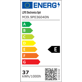 Pannello LED SMD 120x30 40W UGR ≤19 con Driver mod. 39.9P036040 Life