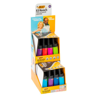 Bic EZ Reach Ultimate Lighter Accendini Elettronici a Tinta Unita con...