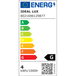 Acquista Ideal Lux Lampadina LED Vintage XL E27 4W Globo
