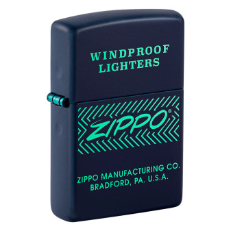 Accendino Zippo mod. 48708 Windproof Lighter Design Ricaricabile