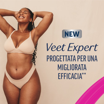 Strisce Depilatorie Viso per Pelli Sensibili Veet Expert 12pz