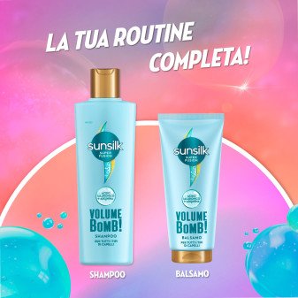 Sunsilk Balsamo Volume Bomb con Acido Ialuronico e Arginina