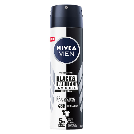 Black & White Invisible Original SkinActive 48h Deo Spray Nivea Men Black & White Invisible Original SkinActive 48h Deo Spray Nivea Men