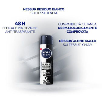 Black & White Invisible Original SkinActive 48h Deo Spray Nivea Men