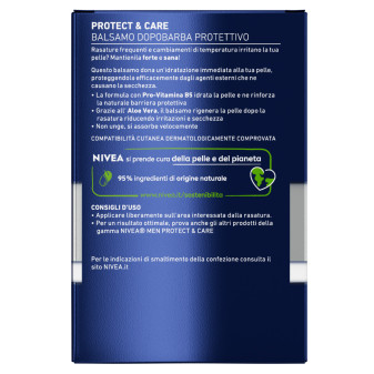 Protect & Care Balsamo Dopobarba Protettivo 100ml NIVEA Men