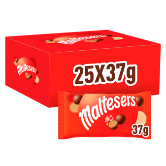 Maltesers Praline al Malto Croccanti Ricoperte di Cioccolato al Latte - Box...