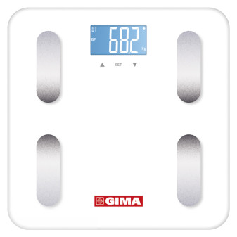 Body Fat Equilibra Bilancia Digitale Misurazione Grasso Corporeo Gima
