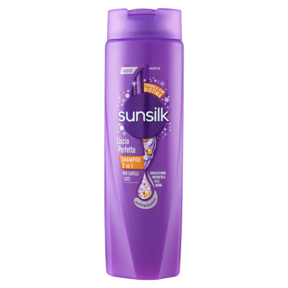 Shampoo 2in1 Liscio Perfetto Antiumidità Flacone da 250ml Sunsilk Shampoo 2in1 Liscio Perfetto Antiumidità Flacone da 250ml Sunsilk
