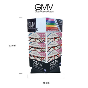 Espositore GMV Gianmarco Venturi con 24 Occhiali da Lettura