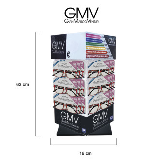 Espositore GMV Gianmarco Venturi e 24 Occhiali da Lettura