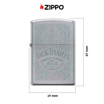 Accendino Zippo mod. 23D002 Jack Daniel's Antivento Ricaricabile