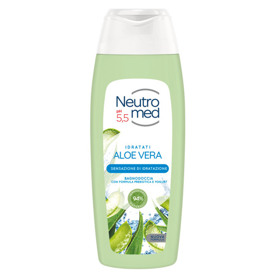 Bagnodoccia Idratante con Aloe Vera - Flacone da 400ml Neutromed Bagnodoccia Idratante con Aloe Vera - Flacone da 400ml Neutromed