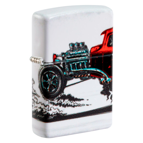 Accendino Zippo Premium mod. 48660 Hot Rod Design Ricaricabile