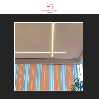 Profilo a T in Alluminio Integrato per Strisce LED SD