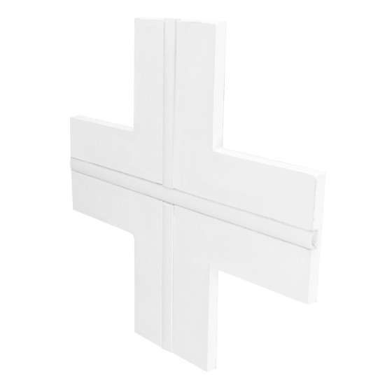 Profilo a X in Alluminio Integrato per Strisce LED Profilo a X in Alluminio Integrato per Strisce LED