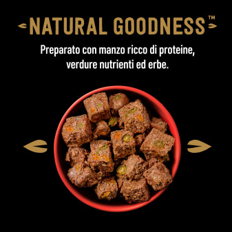 Cibo per Cani Manzo Carote Fagiolini e Erbe Cesar Natural Goodness