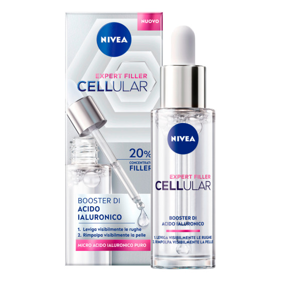 Expert Filler Cellular Booster di Acido Ialuronico 30ml Nivea Expert Filler Cellular Booster di Acido Ialuronico 30ml Nivea