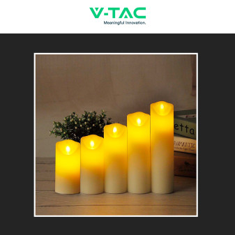 VT-7568 Lampada LED Tavolo Effetto Candela V-Tac - SKU 10573