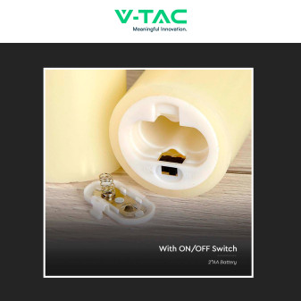VT-7568 Lampada LED Tavolo Effetto Candela V-Tac - SKU 10573