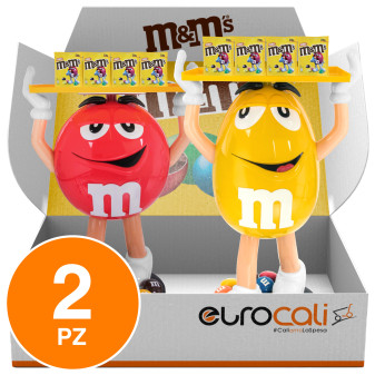 M&M's Character Yellow da 104cm + Red da 92cm con 2Kg di M&M's Peanut alle...