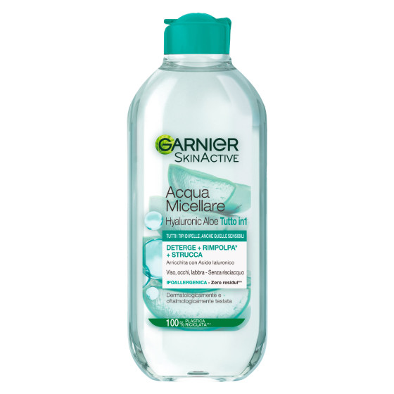 Acqua Micellare Struccante con Aloe Senza Risciacquo Garnier Acqua Micellare Struccante con Aloe Senza Risciacquo Garnier