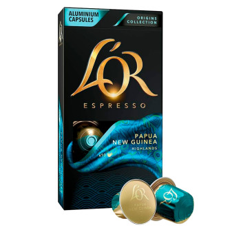 L'Or Caffè Espresso Papua New Guinea Capsule Alluminio Intensità 7...