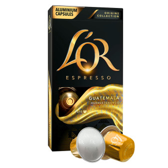 L'Or Caffè Espresso Guatemala Huehuetenango Capsule Intensità 7 Compatibili...