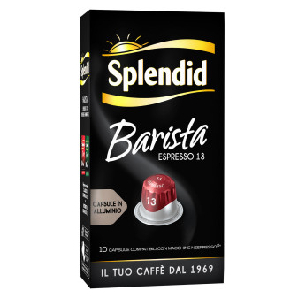 Splendid Caffè Espresso Barista Capsule in Alluminio Intensità 13 Compatibili...