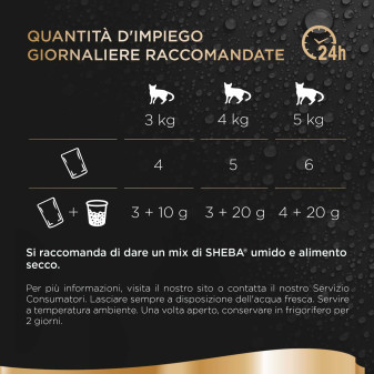 Sheba Délices Du Jour in Salsa Gusto Manzo e Pollo per Gatti 6x
