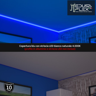 Medusaflex Andromeda Copertura Blu per Profilo in Alluminio