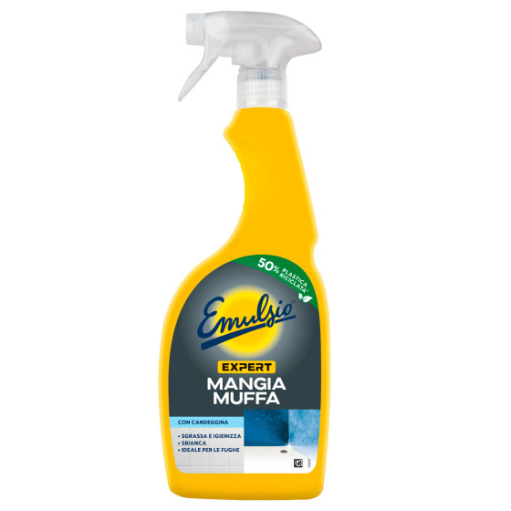 Emulsio Expert Mangia Muffa Detergente Spray con Candeggina 600ml Emulsio Expert Mangia Muffa Detergente Spray con Candeggina 600ml