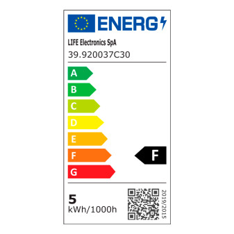 Lampadina LED E14 4,5W Candle C35 Candela SMD Life