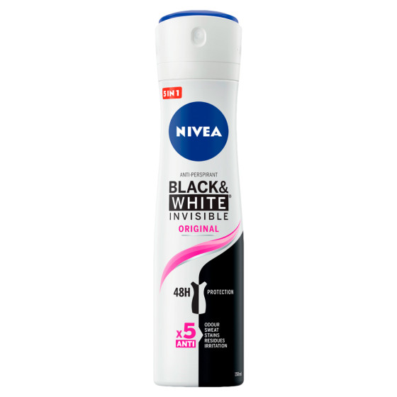 Black & White Invisible Original Spray 150 ml NIVEA Black & White Invisible Original Spray 150 ml NIVEA