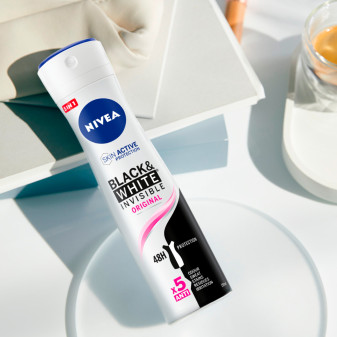 Black & White Invisible Original Spray 150 ml NIVEA