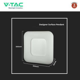 VT-7309 Plafoniera LED Quadrata 25W SMD CCT V-Tac Gallery