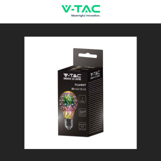VT-2203 Lampadina LED E27 5W Bulb A60 Filament 3D V-Tac