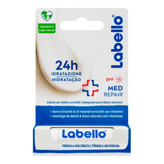 Labello Med Repair Balsamo Idratante Labbra Burrocacao SPF15