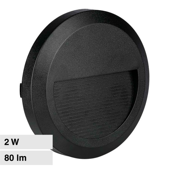 VT-1142 Punto Luce LED SMD 2W a Parete IP65 Nero V-Tac VT-1142 Punto Luce LED SMD 2W a Parete IP65 Nero V-Tac