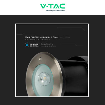 VT-7679 Punto Luce LED SMD 8W da Interramento IP67 V-Tac