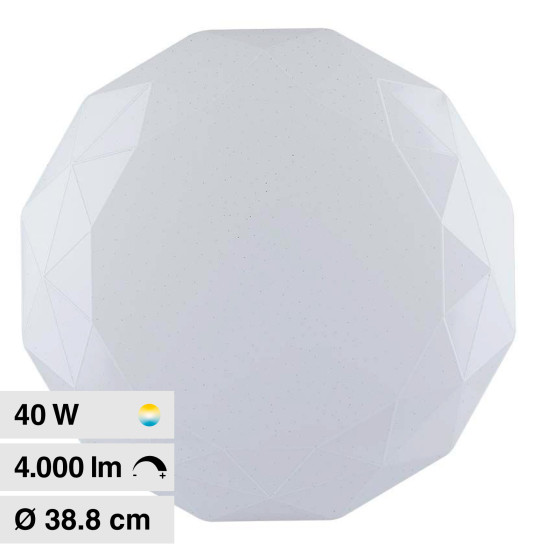 VT-8404 Plafoniera LED Tonda 40W SMD CCT 3in1 V-Tac Gallery VT-8404 Plafoniera LED Tonda 40W SMD CCT 3in1 V-Tac Gallery