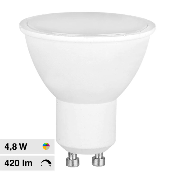 VT-2244 Lampadina LED SMD GU10 4,8W RGB V-Tac VT-2244 Lampadina LED SMD GU10 4,8W RGB V-Tac