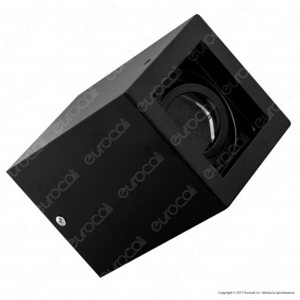 V-Tac VT-797 Portafaretto Orientabile Quadrato Nero da Soffitto per