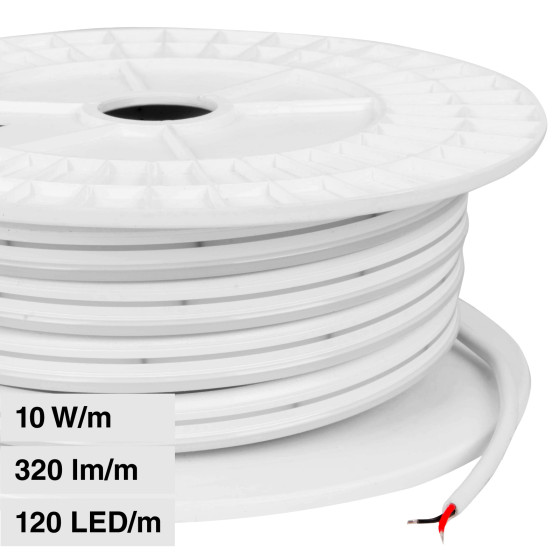 V-Tac VT-555 LED Neon Impermeabile Bianca - Bobina da 10 V-Tac VT-555 LED Neon Impermeabile Bianca - Bobina da 10