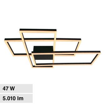 VT-7926 Plafoniera LED Design Rettangolare 47W Dimmerabile  V-Tac