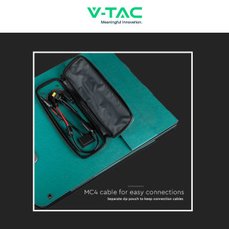 VT-10160 Pannello Fotovoltaico 160W Portatile IP67 V-Tac