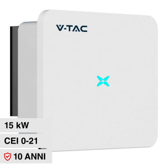 V-Tac VT-61015 INVT Inverter On Grid 15kW Trifase IP65 per Impianto...