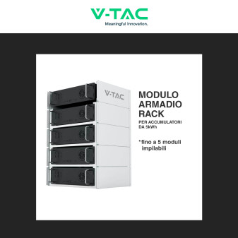 Modulo Armadio Rack per Batterie di Accumulo 5kWh V-Tac