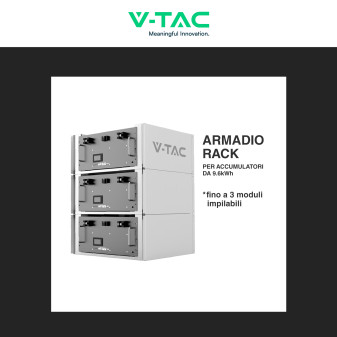 Modulo Armadio Rack per Batterie di Accumulo 9.6kWh V-Tac