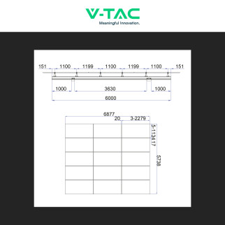 V-Tac Kit Pensilina in Metallo da 2 Posti Auto per Pannelli Fotovoltaici V-Tac Kit Pensilina in Metallo da 2 Posti Auto per Pannelli Fotovoltaici